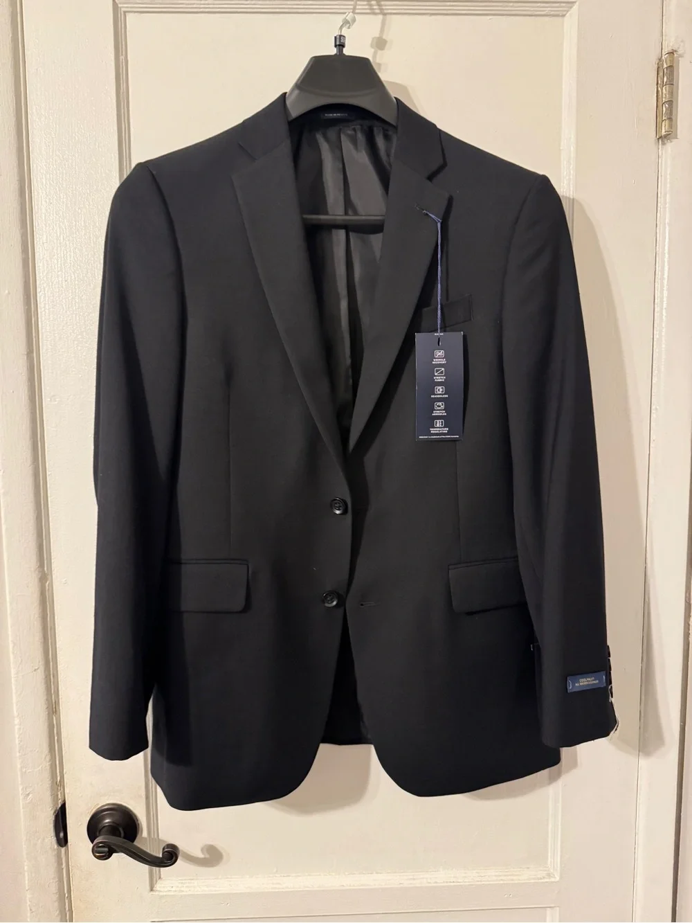Stafford men suit jacket Sz 40 regular  retail $200